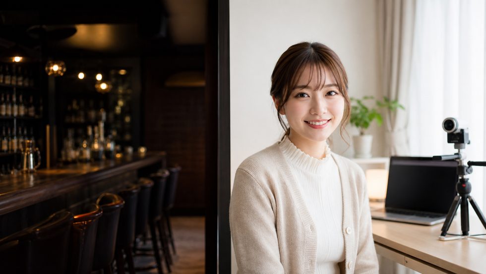 ナイトワーク(キャバクラ)とチャットレディの職場環境の違いを比較したイメージ