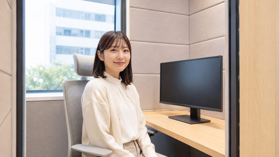 チャットレディの完全個室ルームの内装（札幌・すすきのの事務所）