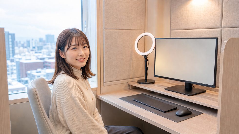 チャットレディの完全防音個室ルーム（札幌・すすきのの事務所）