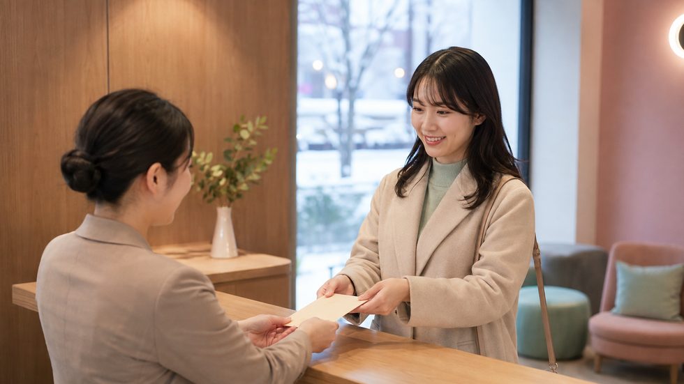 チャットレディの日払い現金受け取りのイメージ（札幌）