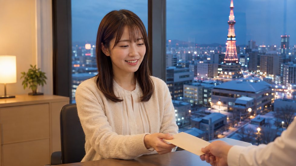 日払いで現金を受け取るイメージ(完全歩合制の報酬)