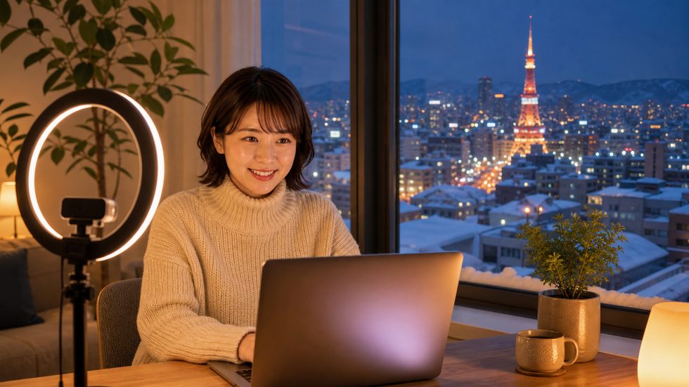 在宅チャットレディの配信環境セットアップ例