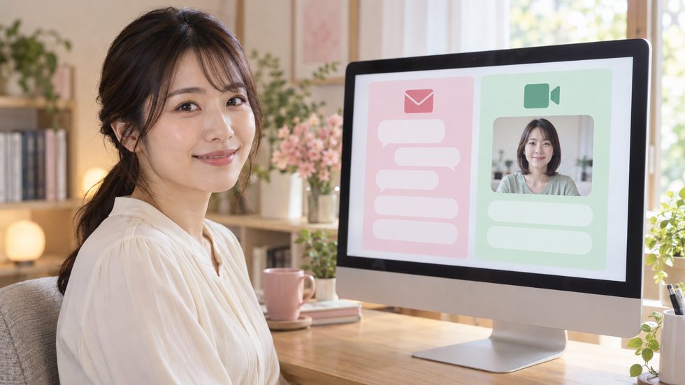 メールレディとチャットレディの仕事内容と報酬の仕組みの比較表