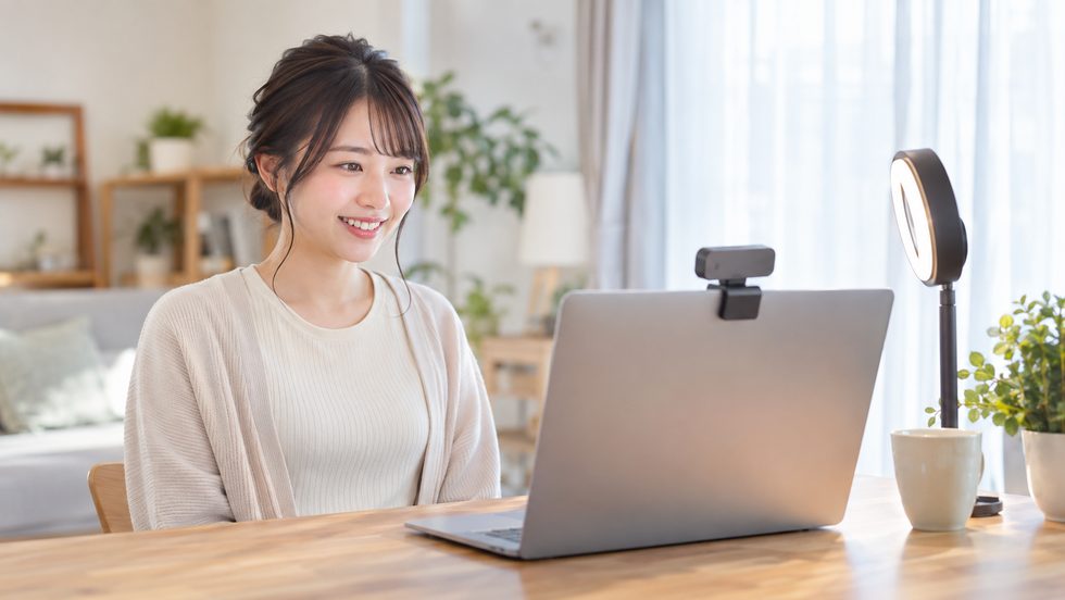 在宅チャットレディの配信環境セットアップ例・自宅の作業スペース